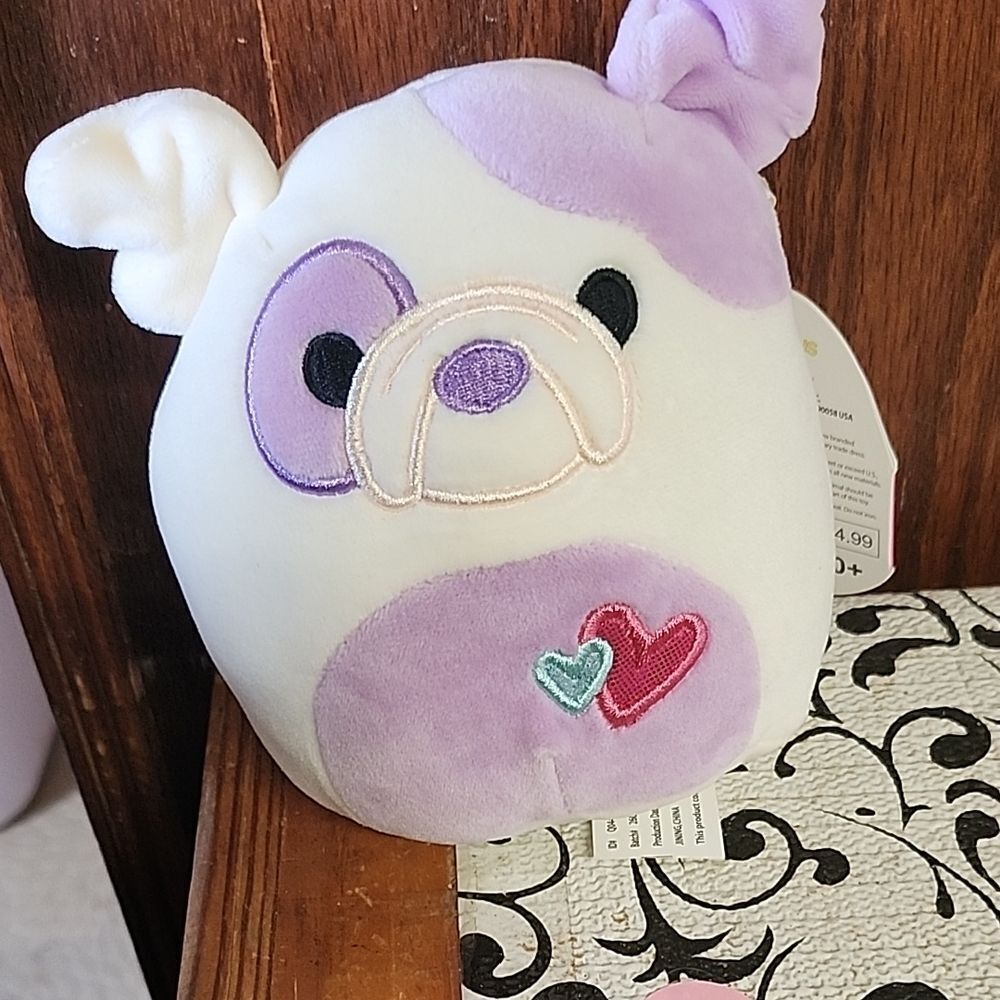 Sqishmallows Purple Dog